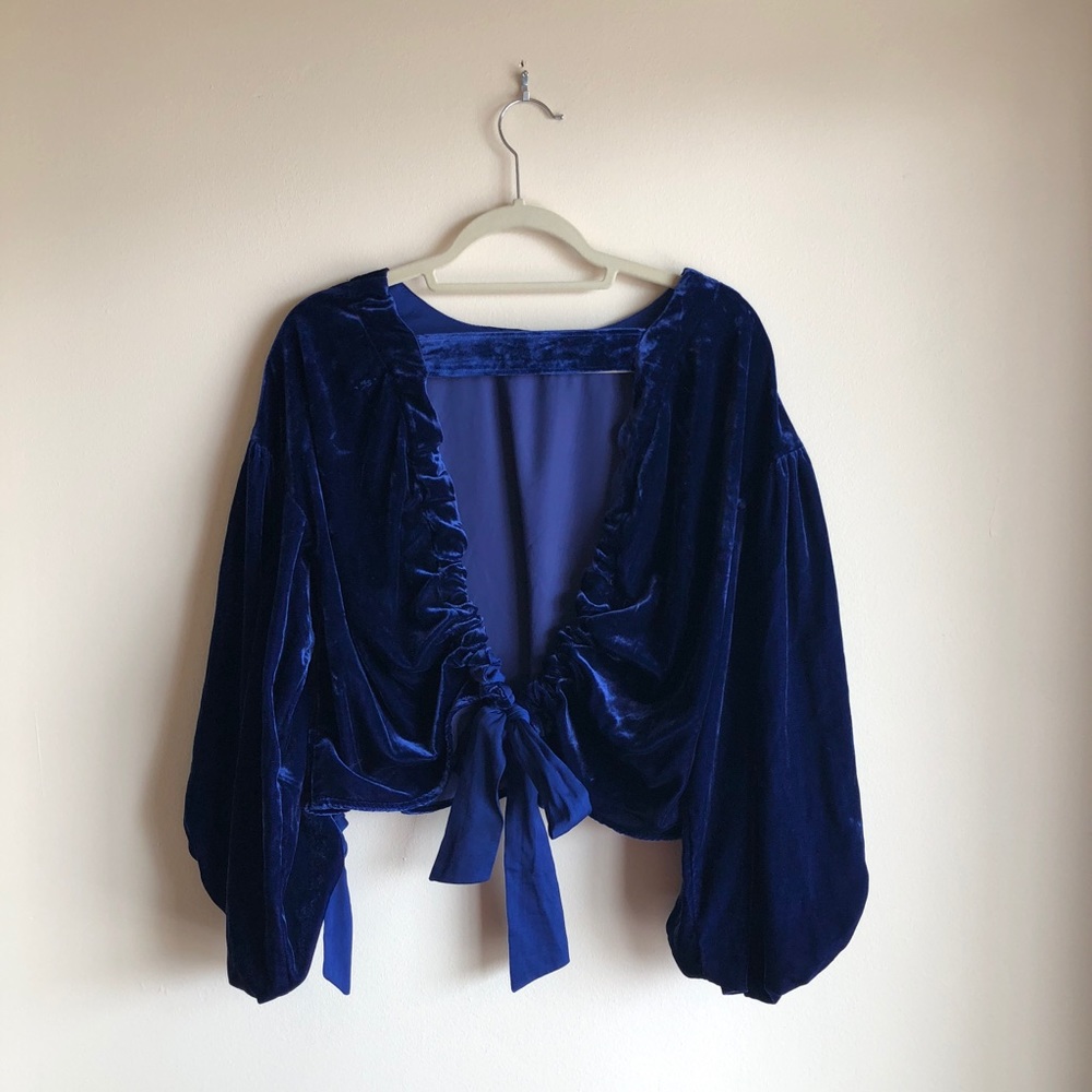 ✨ Free People Gimme Some Lovin' Velvet Top ✨ - Picture 6 of 6